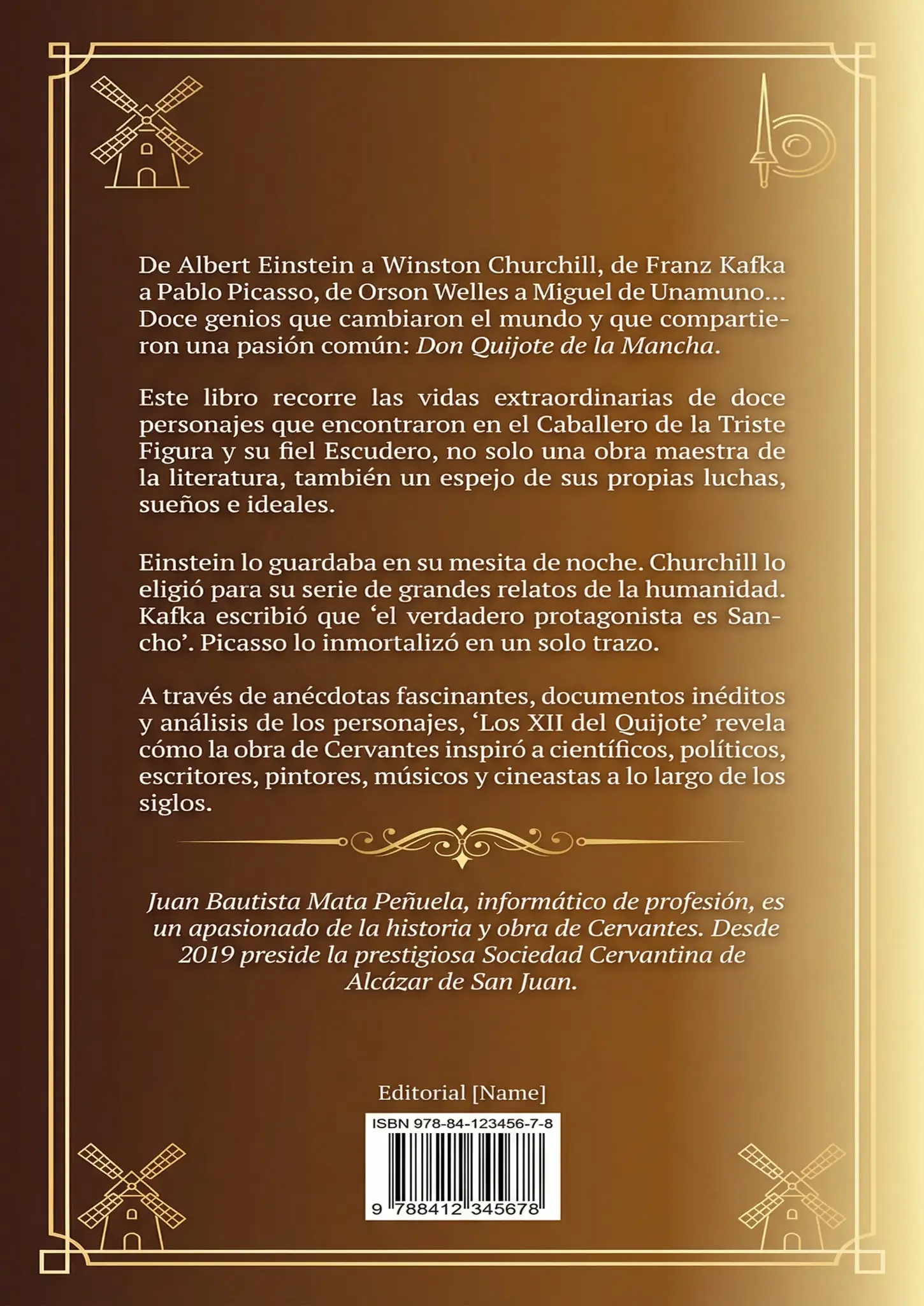 Los XII del Quijote - Contraportada